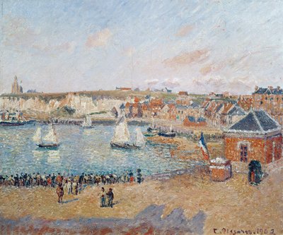 The Outer Harbour at Dieppe, 1902 by Camille Jacob Pissarro