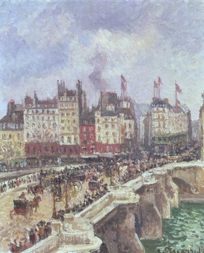 The Pont Neuf, 1901 by Camille Jacob Pissarro