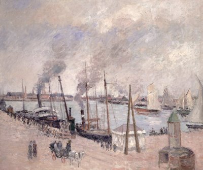 The Port of Le Havre by Camille Jacob Pissarro