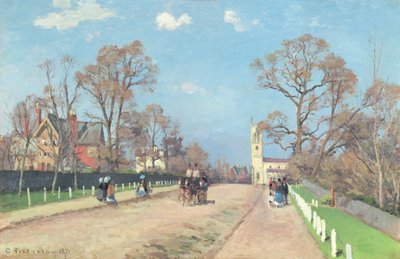 The Road to Sydenham by Camille Jacob Pissarro