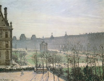 The Tuileries by Camille Jacob Pissarro