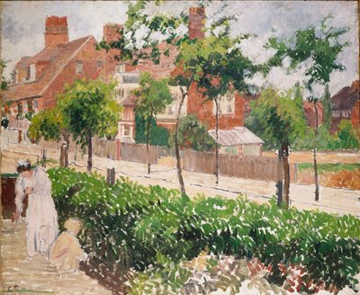 Bath Road, London, 1897 by Camille Pissarro