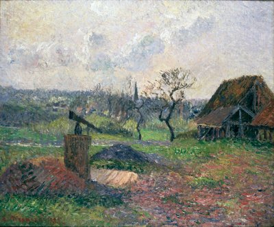 Brick Kiln at Eragny by Camille Pissarro