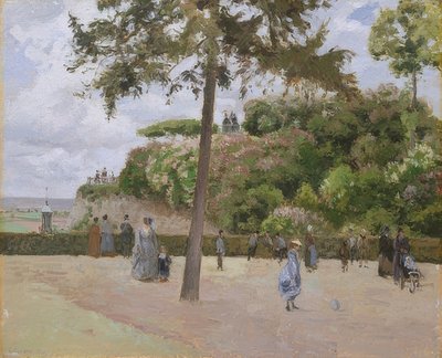 In the Park of Pontoise. 1874 by Camille Jacob Pissarro