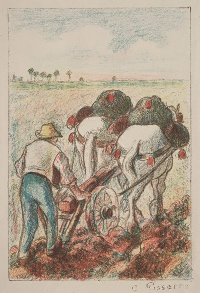 The Plow by Camille Pissarro