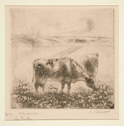 The Cow by Camille Pissarro
