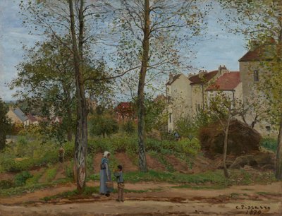 Landscape at Louveciennes (Autumn) by Camille Pissarro