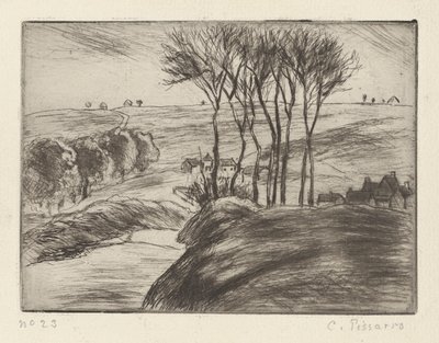 Landscape at Osny by Camille Pissarro