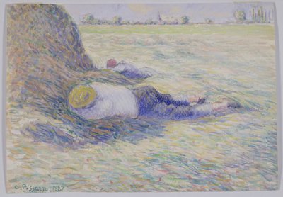 Midday Rest by Camille Jacob Pissarro