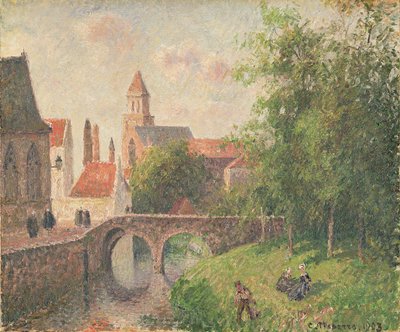 Old Bridge, Bruges by Camille Pissarro