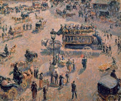 Place Saint Lazare by Camille Pissarro