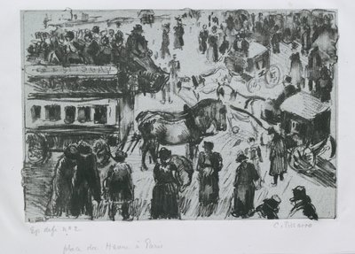 Place du Havre, Paris by Camille Pissarro