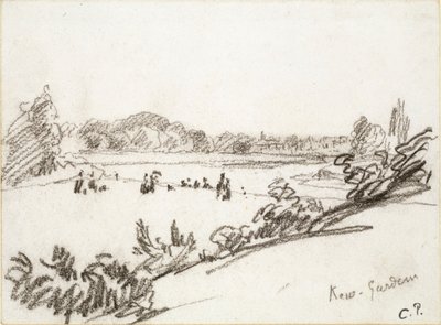 Study of Kew Gardens by Camille Pissarro