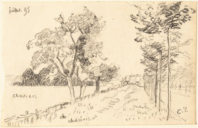 The Driveway by Camille Pissarro