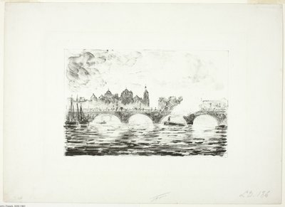 The Houses of Parliament, London by Camille Pissarro