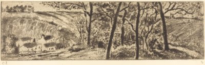 The Long Landscape, 1879 by Camille Pissarro