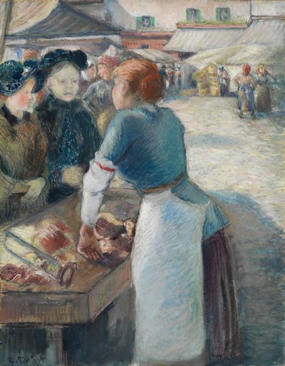 The Market Stall by Camille Pissarro