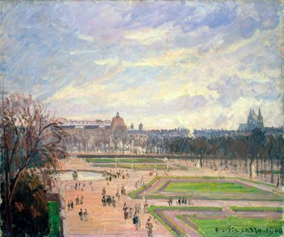 The Tuileries Gardens by Camille Pissarro