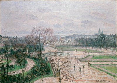 The Tuileries Gardens, Rainy Weather, 1899 by Camille Pissarro