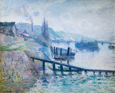 The Saint Catherine Hill in Rouen by Camille Pissarro