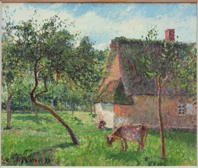 A Vineyard in Varengeville by Camille Pissarro