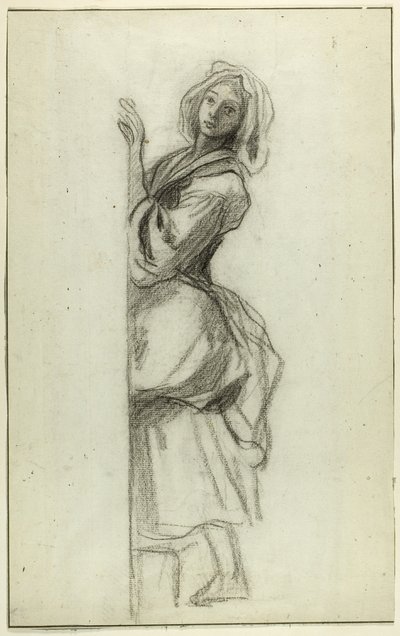 Study of a Peasant Girl by Camille Roqueplan