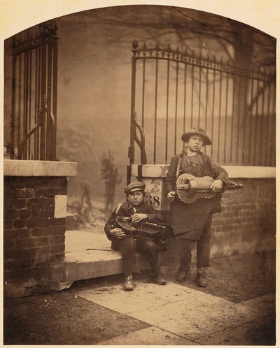 Street Musicians by Camille Silvy