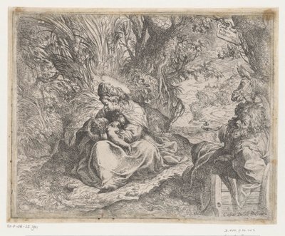 Rest on the Flight into Egypt by Camillo Procaccini