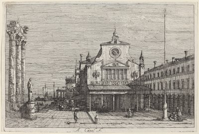 Imaginary View of S. Giacomo di Rialto by Canaletto