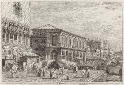 Le Preson. V. [lower left], c. 1735-1746 by Canaletto