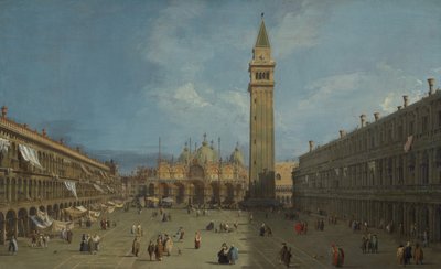 Piazza San Marco by Giovanni Antonio Canal
