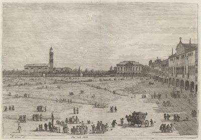 Pra della Valle by Canaletto