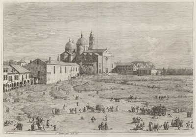 S. Giustina in pra della Vale by Canaletto