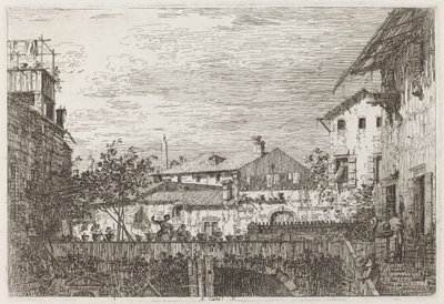 The Terrace, c. 1735-1746 by Canaletto