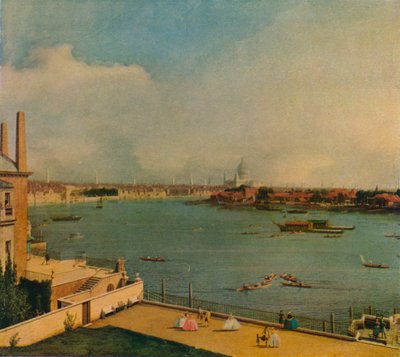 The Thames from Richmond House by Giovanni Antonio Canal