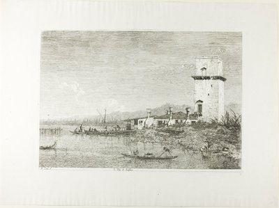 The Tower of Malghera, from Vedute by Canaletto