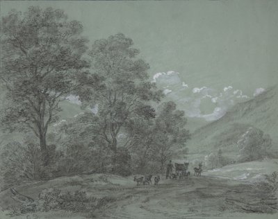 Landscape near Ruhpolding, late 18th-mid-19th century by Cantius Dillis