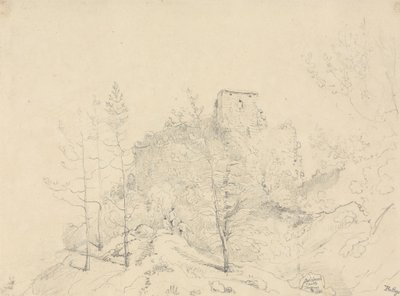 Carisbrooke Castle, 9 May 1826 by Capt. Thomas Hastings