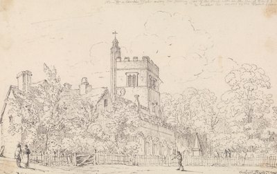 Cheshunt Church, 23 May 1814 by Capt. Thomas Hastings