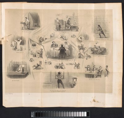 Caricature in Leiden Student Almanac, 1853 by Carel Christiaan Antony Last