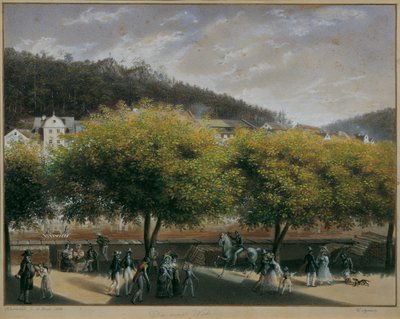 The New Meadow in Karlsbad by Carl Agricola