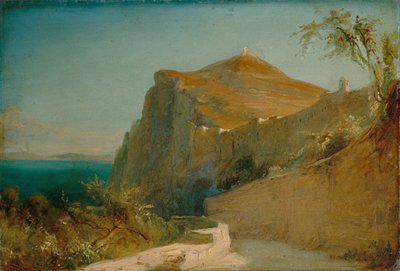 Rock of Tiberius, Capri by Carl Blechen