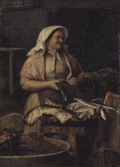 A Fishwife by Carl Bloch