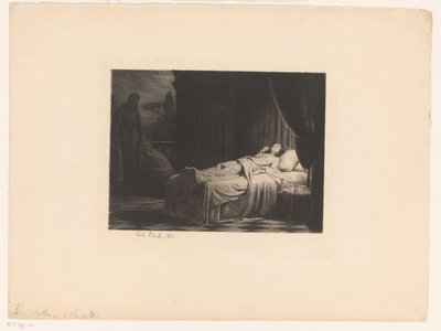 Death as a Lady, with Admirer by Carl Bloch