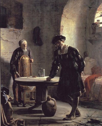 King Christian II in Prison by Carl Bloch