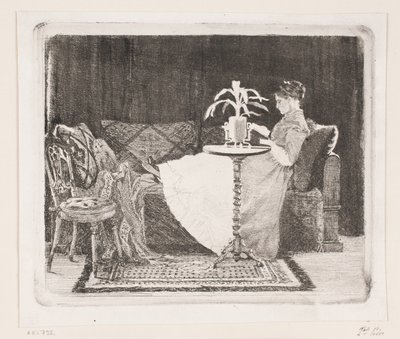 Reading Lady by Carl Bloch