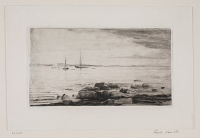 Beach Scene at Hellebæk by Carl Bloch