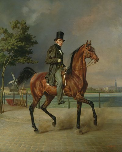 The Businessman, Carl August Staegemann by Carl Constantin Steffeck