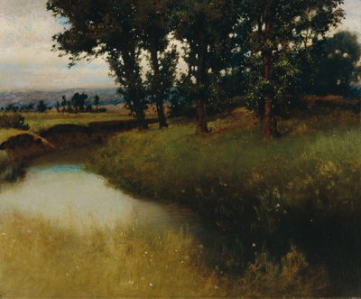 Evening Landscape by Carl Freiherr von Pidoll zu Quintenbach