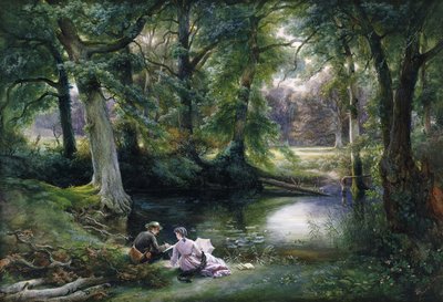 The Art Lesson by Carl Friedrich Wilhelm Trautschold